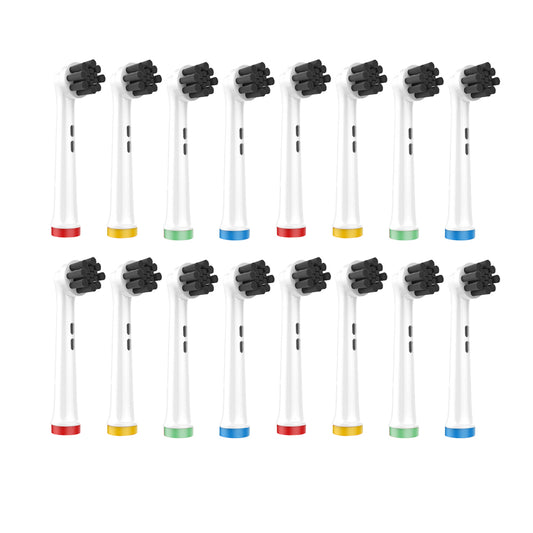 16-Piece Toothbrush Head Compatible with Oral-B