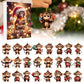 2025 Advent Countdown Calendar Funny Monkey Ornament Christmas Hanging Ornaments
