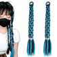 2Pcs 45cm Three-Strand Braiding Hair for Wigs and Hair Extensions