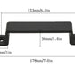 Iron Alloy Barn Door Handle Sliding Gate Handle For Garage Closet Drawer