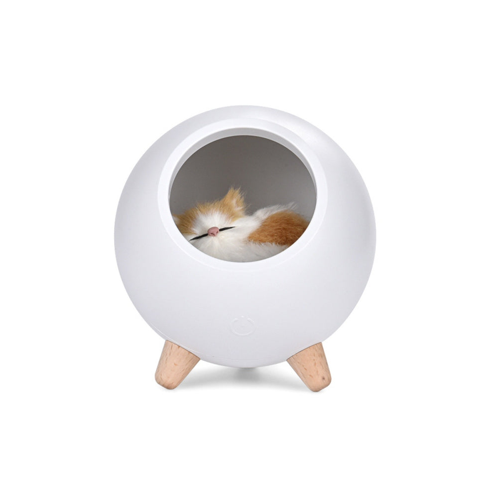 LED Cat Night Light for Bedroom Room Decoration Table Bedside Sleep Lamp