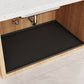 Silicone Under Sink Mat with Raised Edge for Cabinet Protection