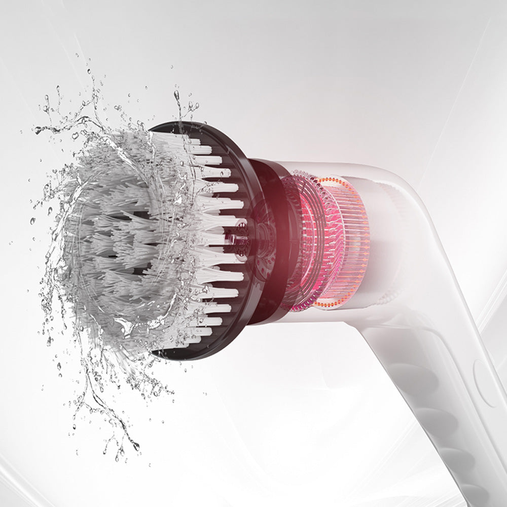 Electric Spin Scrubber Cordless Shower Scrubber With 7 Replaceable Brush Heads