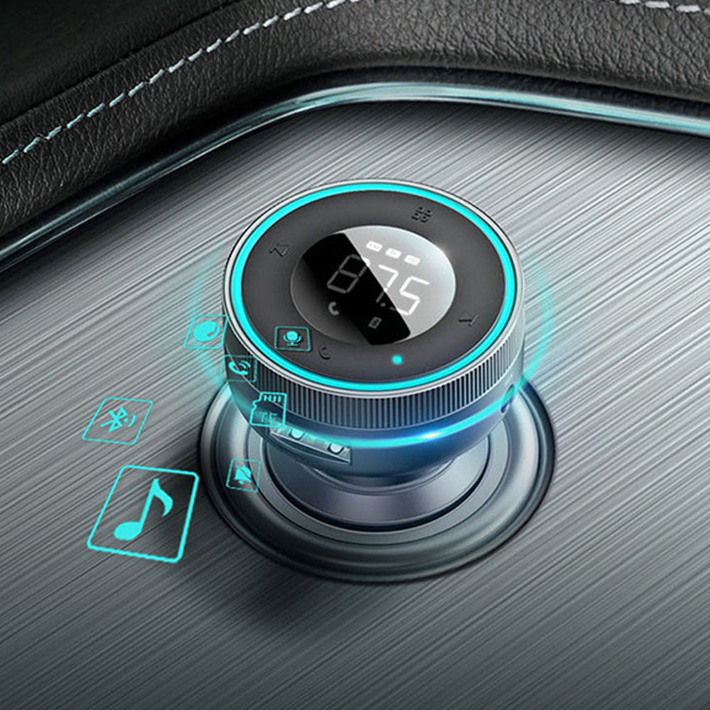 Bluetooth 5.0 Radio Car Kit Wireless FM USB Charger Player