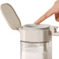 Glass Salt Container with Lid Spoon Condiment Jar Spice Container Seasoning Box