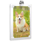 2PCS Clear Car Sun Visor Photo Holder Visor Picture Frame With Clips