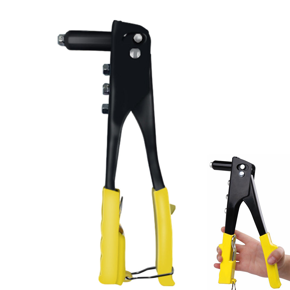 Manual Hand Rivet Tool with 4 Nozzles 2.4 3.2 4.0 4.8mm Riveting Tool