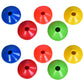 50pcs Soccer Cones With Portable Bags And Brackets Sports Training Discs Markers Cones