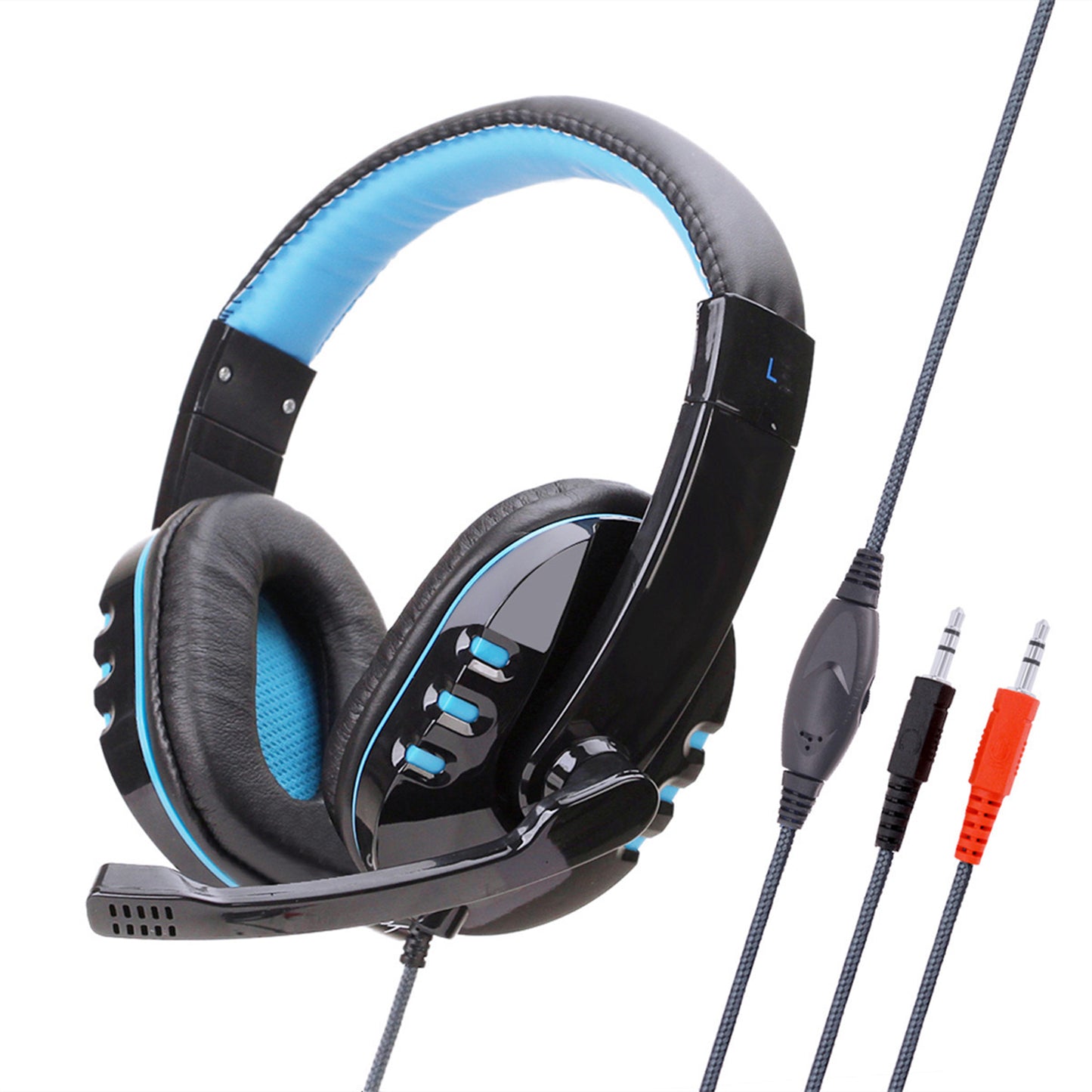 3.5mm LED Wired Gaming Headset with Microphone