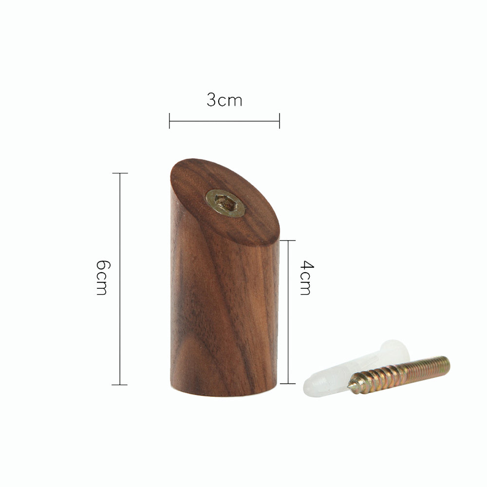 6 Sets Wooden Hook Wall Hook Hanger Hallway Home Decorations