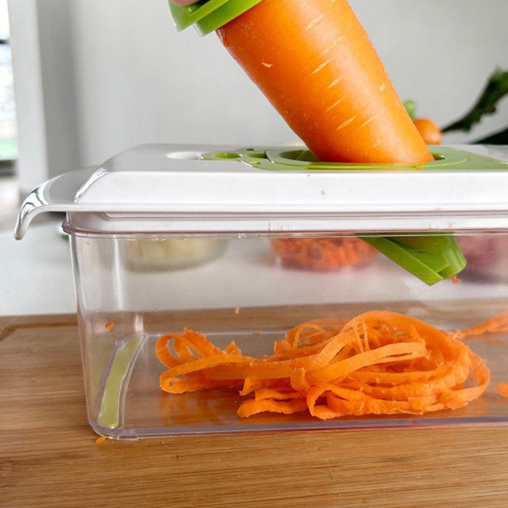 Vegetable Chopper with Container Mandoline Slicer for Kitchen Salad Prep