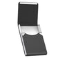 Business Card Holder Slim PU Leather Stainless Steel Name Card Case