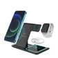3-in-1 15W Wireless Fast Charging Station for iPhone/Apple Watch/AirPods