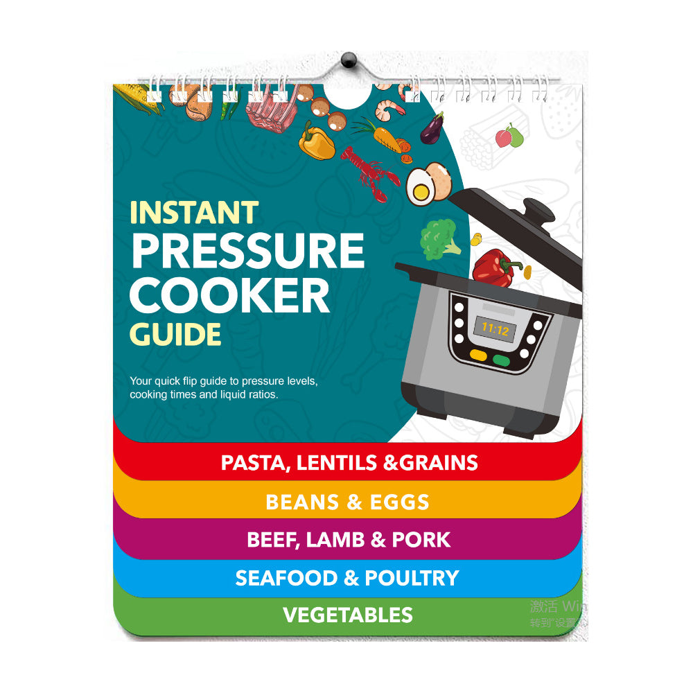 3Pcs Air Fryer Pressure Cooker Magnetic Cooking Guide Booklet