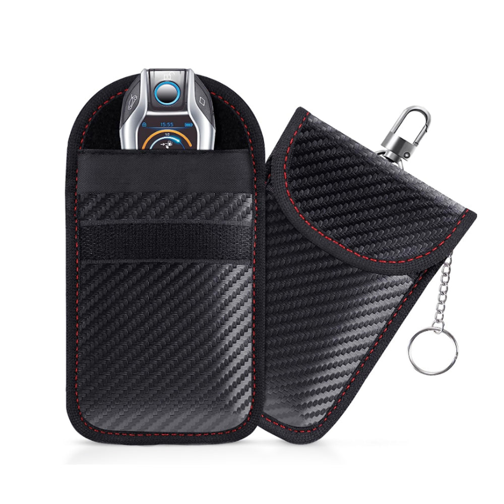 2Pcs RFID Blocking Faraday keyFob Storage Bags