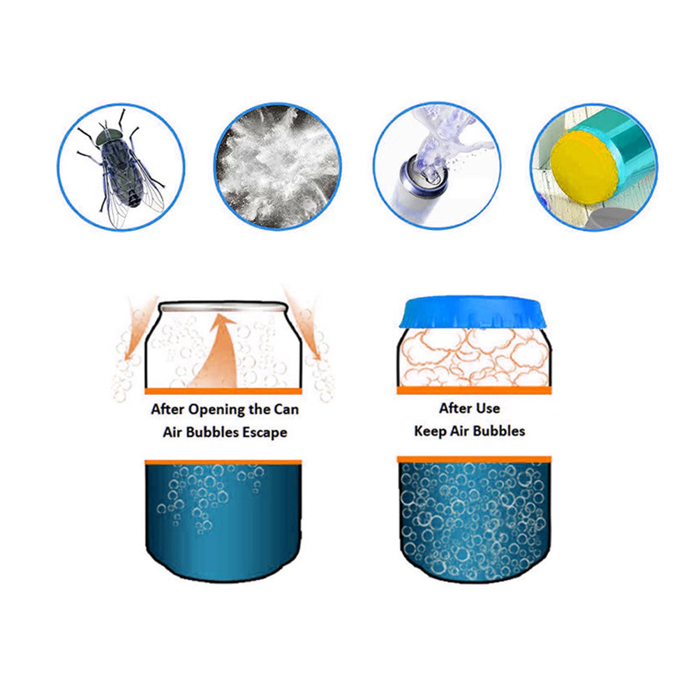 6Pcs Silicone Soda Can Lids
