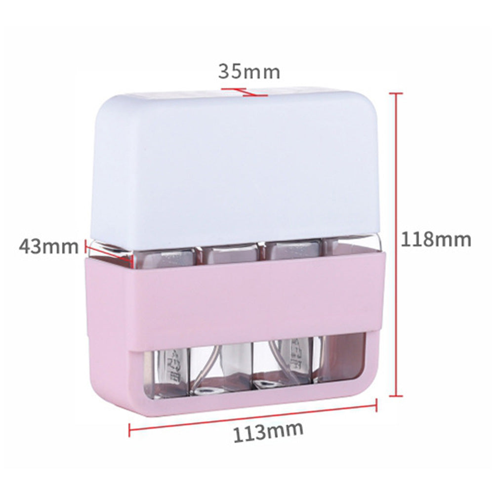 Portable 4-in-1 Travel Bottle Set for Toiletries