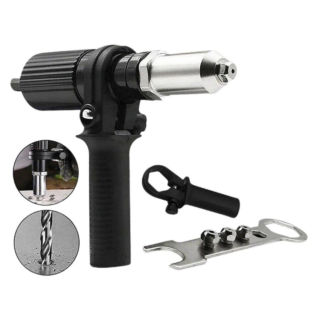 Pop Rivet Gun Tool Riveting Gun Adapter High Hardness 2.4mm 3.2mm 4.0mm 4.8mm for Cordless Drill