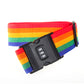 200cm Cross Packing Luggage Strap with Combination Lock for Suitcase
