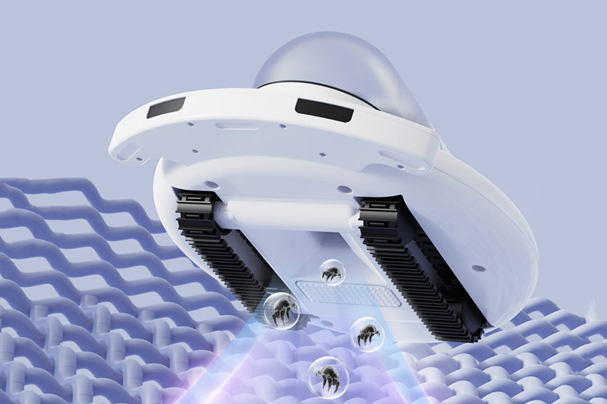 Automatic Smart Cordless Mite Vacuum with UV Sterilization for Bed Mattress Fabric Furniture