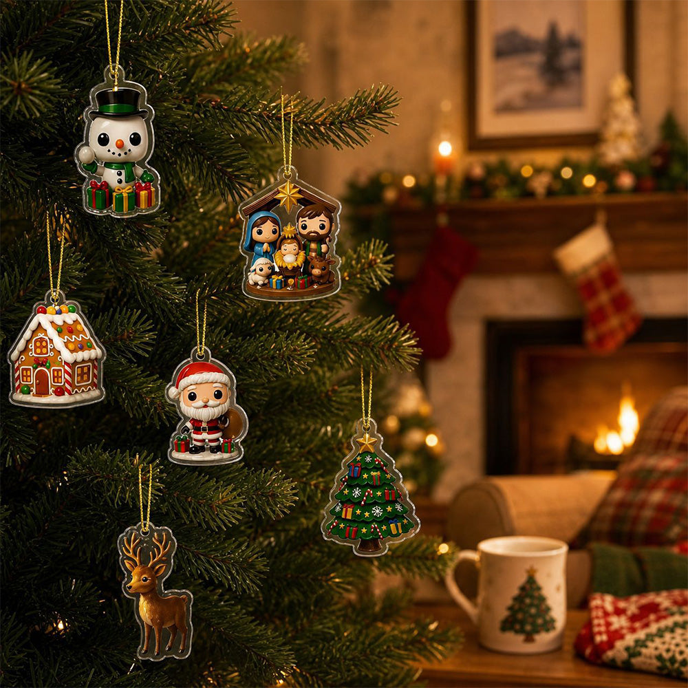 Christmas Advent Calendar 24 Day Countdown Set Xmas Tree Decor Gift