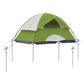 15Pcs Heavy Duty Steel Screw Drill Camping Tent Pegs with Glow in the Dark Head