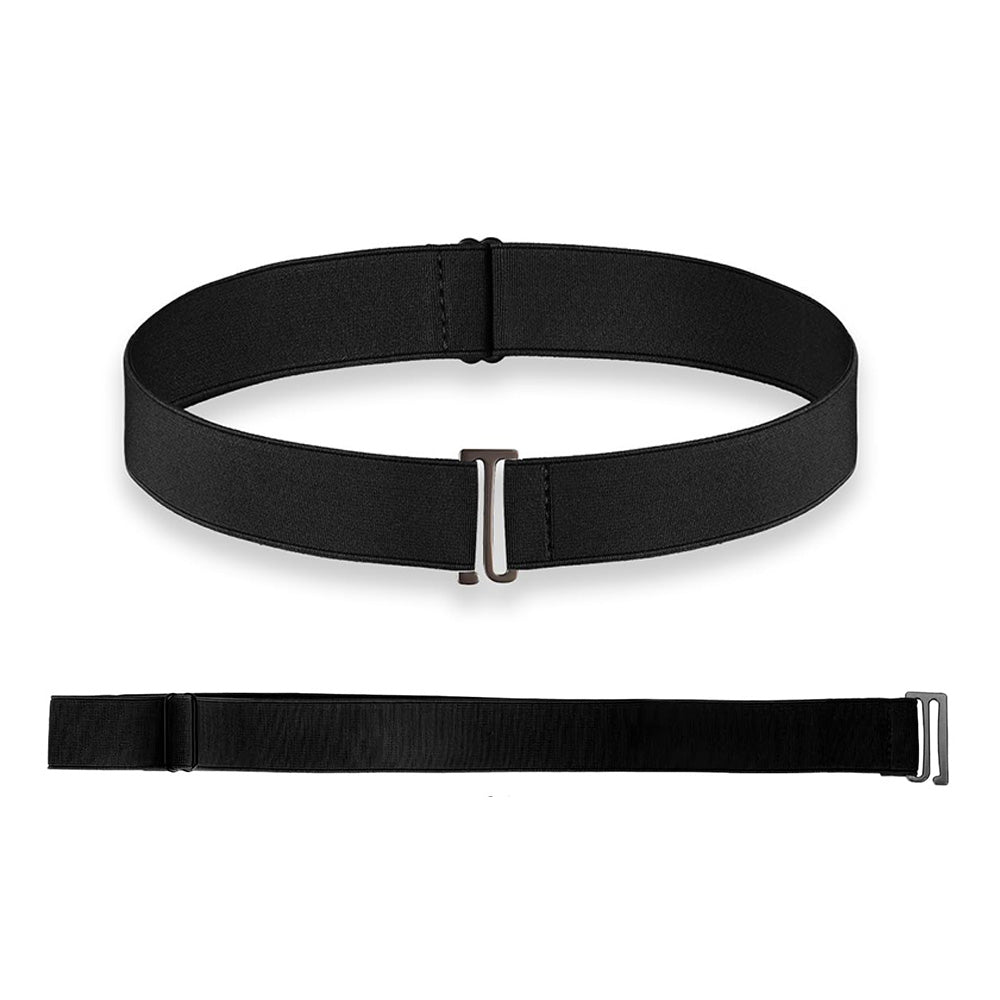 2Pcs Women Adjustable Stretch Belt Invisible Elastic Waistband for Pants Jeans Dresses