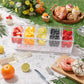 Ice Chilled Condiment Caddy with 5 Plastic Containers