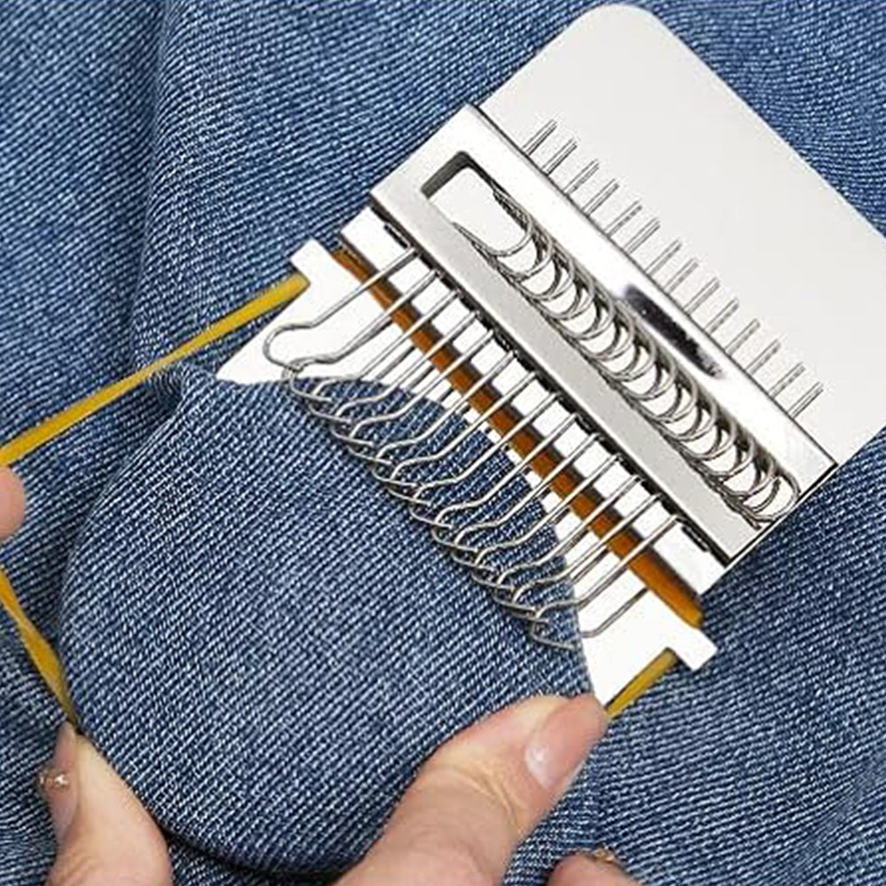 Mini Loom DIY Weaving Repair Tool Kit Clothes Sewing Supplies Weaving Frame