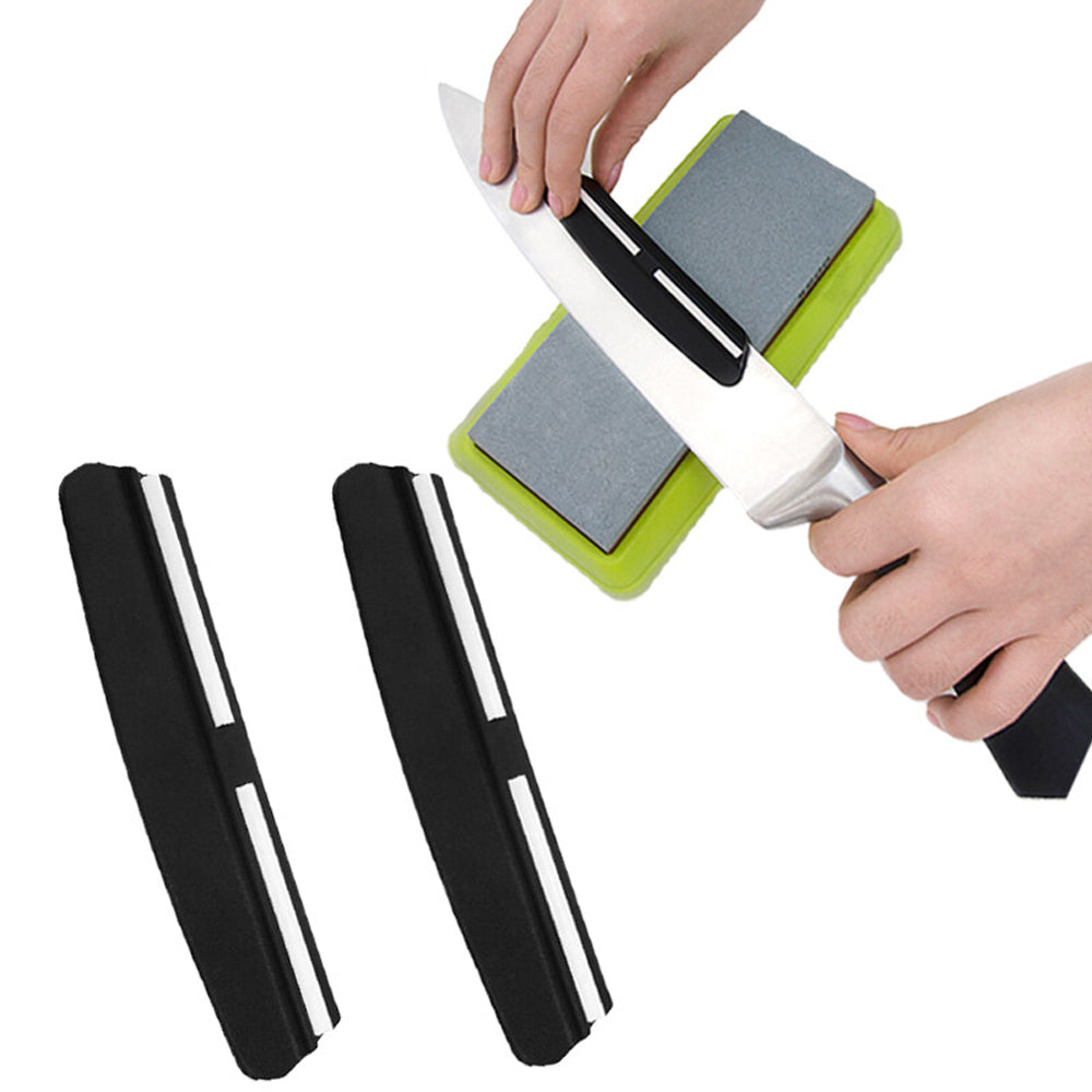 2 Piece 15-Degree Knife Angle Guides for Whetstones