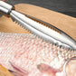 2Pcs Stainless Steel Fish Scaler Brush Scale Scraper Skin Remover Kitchen Seafood Clean Tool