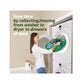Portable Foldable Green Clothes Storage Basket for Dirty Clothes