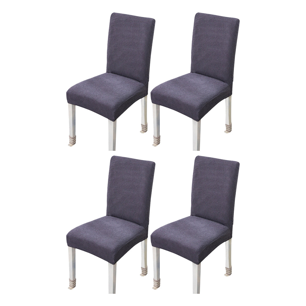 4Pcs Dining Chair Covers Stretch Slipcover Chair Covers Furniture Protector