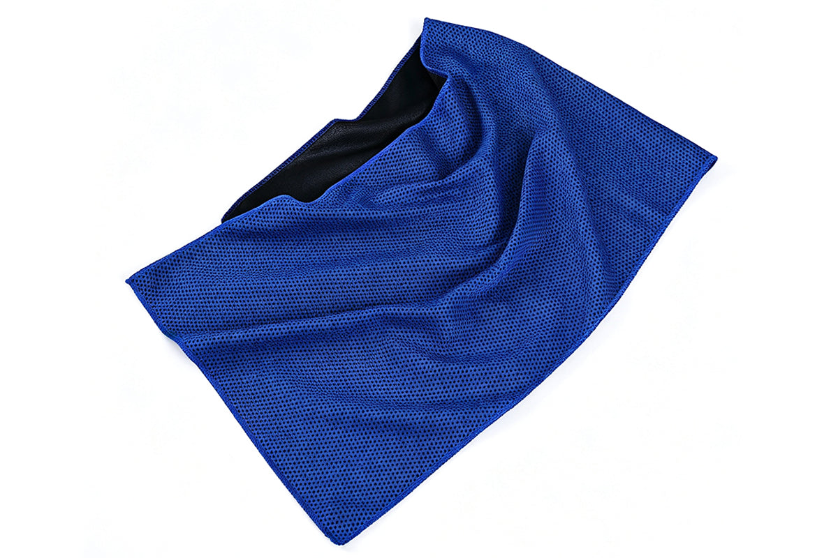4pcs 100x30cm Reusable Cooling Towels with Storage Bag Carabiner