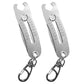 2Pcs Thread Size Verification Tool Thread Measuring Gauge Thread Measuring Tool