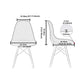 2Pcs Stretch Water-Resistant Shell Chair Cover