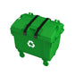 4Pcs Trash Can Lock Straps Adjustable Metal Garbage Bin Lid Locking Bands