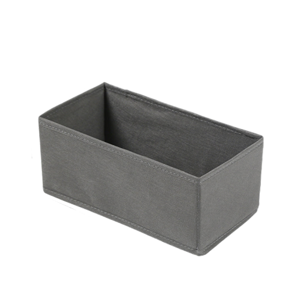 6Pcs Foldable Drawer Organizer Sock Underwear Storage Box with Zipper