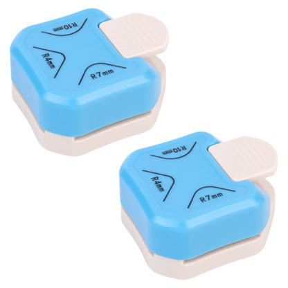 2Pcs 3-in-1 Paper Round Corner Edges Punch Card Scrapbooking Tool