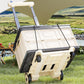 Folding Hand Truck Portable Dolly Cart Wheels with Elastic Rope for Travel Camping