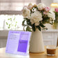 Thick Acrylic Dry Erase Board for Desk Planner with Stand