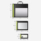 3Pcs Anti-Tracking Faraday Bags with Reflective Strips