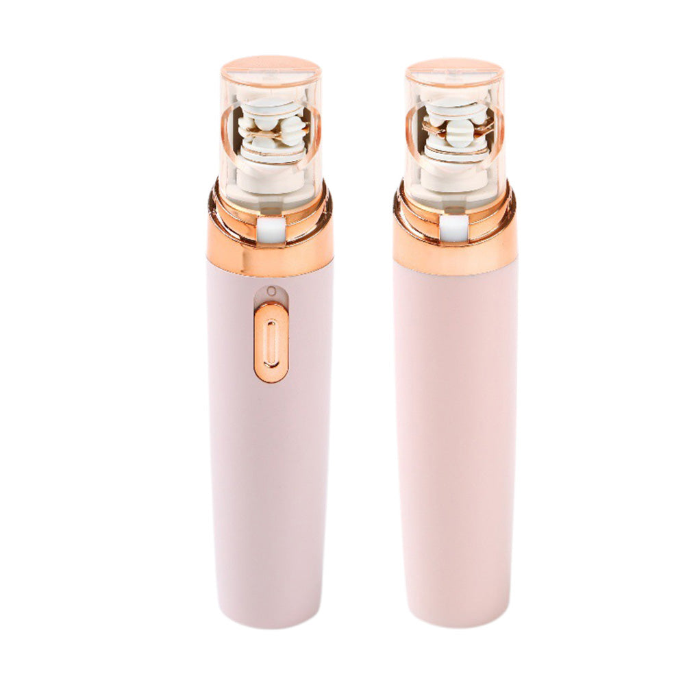 Electric Hair Epilator USB Rechargeable Hair Removal Lipstick Style Hair Remover