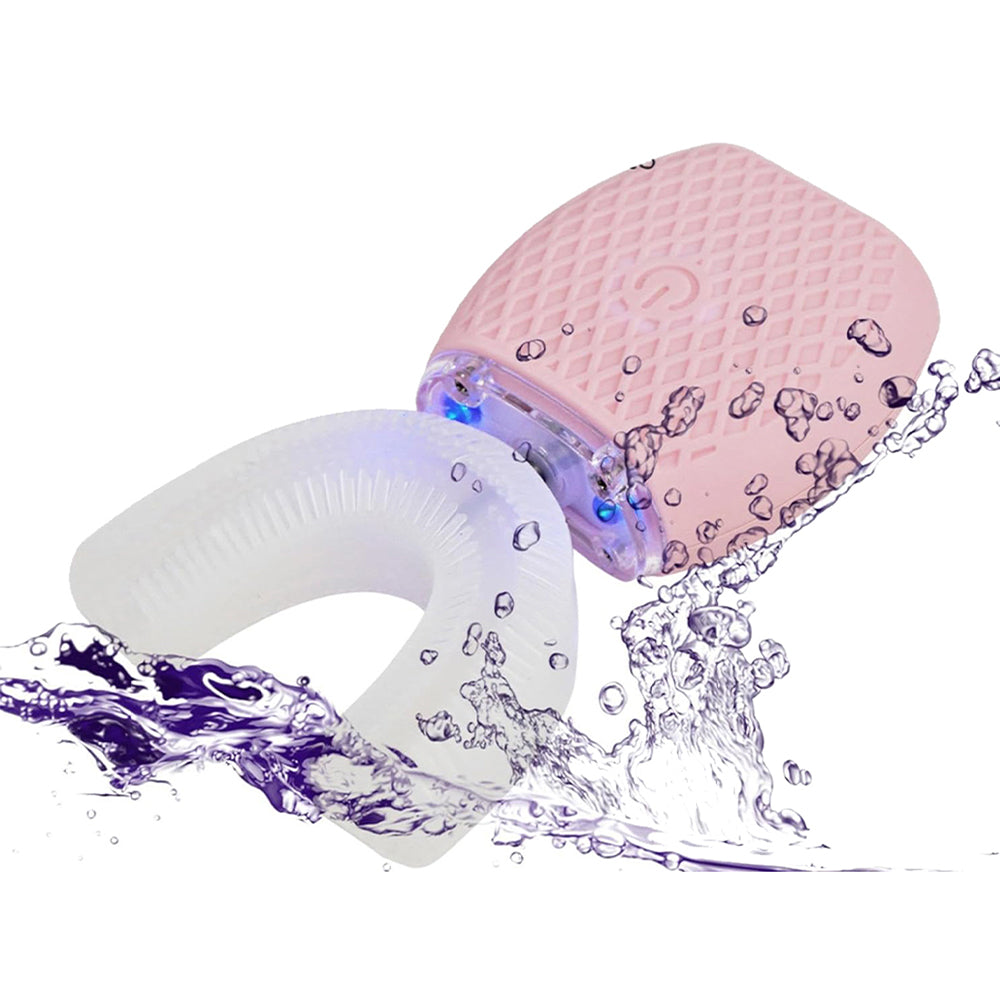 U Shaped Portable 360 Degree Ultrasonic Electric Toothbrush