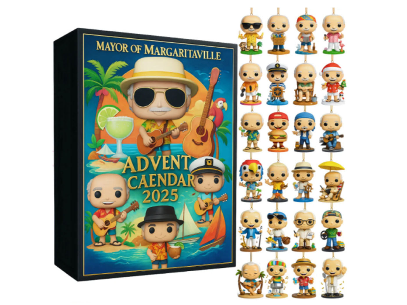 The King of Rock And Roll or Mayor of Margaritaville Inspired Advent Calendar