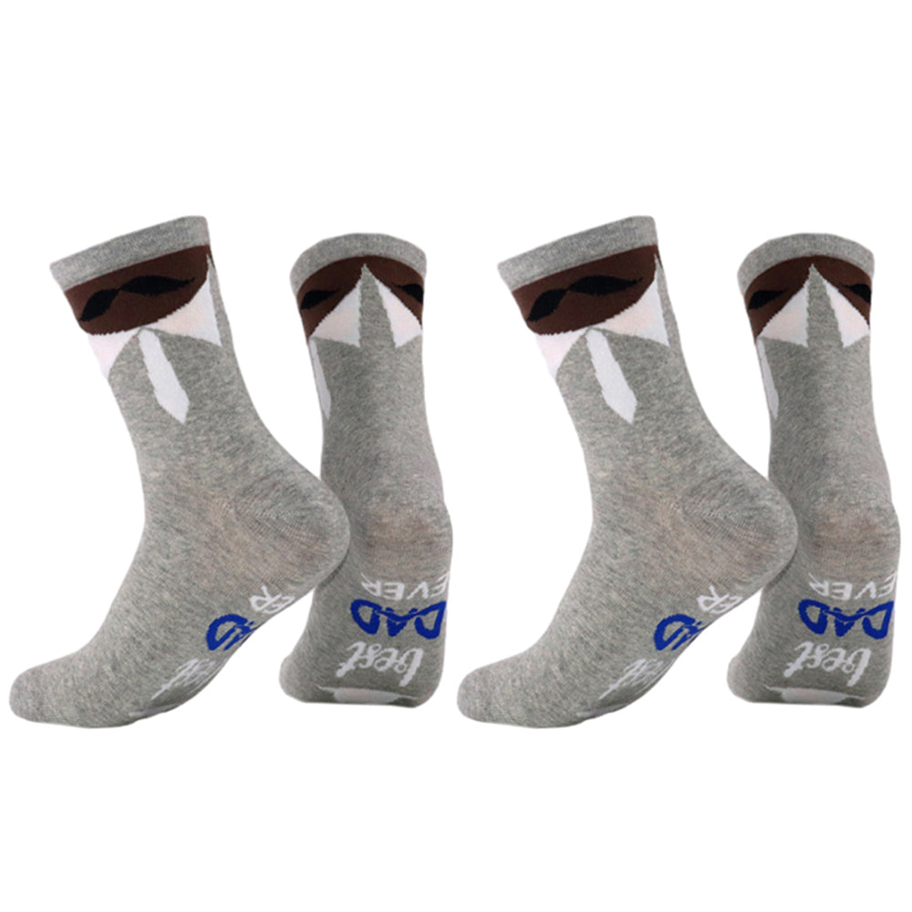 2Pairs Father's Day Funny Socks for Dad