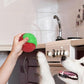 4Pcs 6.5CM Pet Interactive Playing Toy High Bouncy Vibrant Color Squeaky Rubber Balls