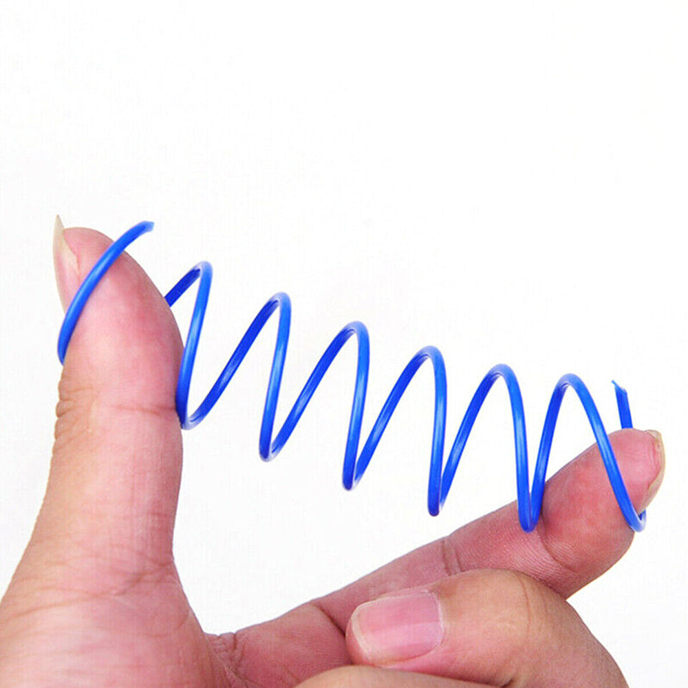 40Pcs Cat Kitten Spring Bouncy Toy Plastic Training Toys Colorful Coil Teasing Playing Cat Toy