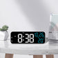 LED Digital Clock with Temperature Humidity Display for Bedroom