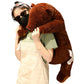 Giant Brown Bear Stuffed Animal for Adults Stress Relief Anti-Anxiety Cuddly Bear Toy